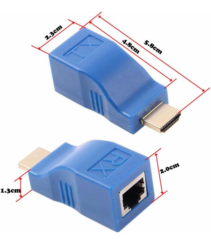 Extensor Hdmi 30 Mts Rj45 4k 2k Full Hd Por Utp Dvr Camaras