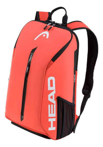 Mochila Head Tour Laranja E Branco