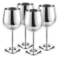 Comprar Juego De 4 Copas De Vino De Acero Inoxidable Copas De Vino I