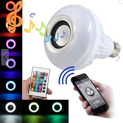 Foco Parlante Bluetooth Multicolor Led Inteligente A 9.15