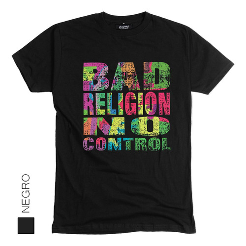 Remera No Control Bad Religion Mujer Hombre Algodon Talles