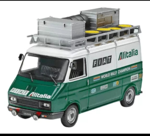 Vehículo De Asistencia Rally Nro 1 Fiat 242 E Phase 1978 Verde