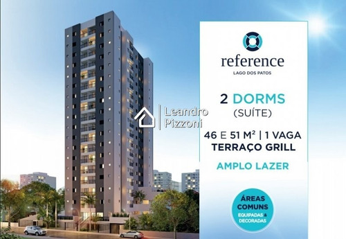 Imagem 3 de 15 de Reference Lago Dos Patos 51,20m2 2 Dorm. 1 Suíte Com Terraço - Apartamento A Venda No Bairro Jardim Bela Vista - Guarulhos, Sp - Reference-lago-patos-5120