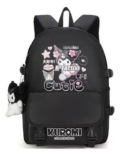 $ 2023 Nueva Gran Oferta Niña Kuromi Linda Mochila 1-3 Grado