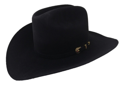Sombrero Texana De 100 X Marca West Point Negro Pelo Castor