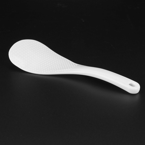 Para 2 Cucharas De Arroz Planas De Plástico Blanco