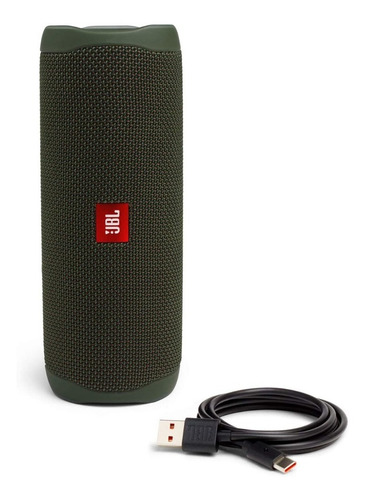 Imagen 4 de 9 de Parlante Jbl Flip 5 Bluetooth Jblflip5grenam Verde