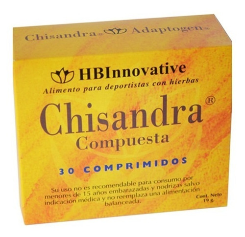 Imagen 1 de 1 de Chisandra  30 Comprimidos