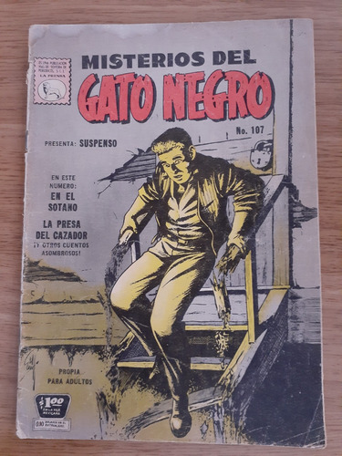 Cómic Misterios Del Gato Negro Número 107 La Prensa 1960
