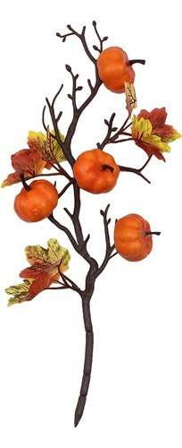 Ramas Artificiales De Calabaza, 4 Piezas De Palillos De...