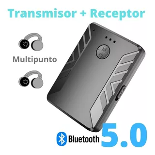 Transmisor Bluetooth 5.0 Enlaza 2 Audífonos Pc Smartphone Tv