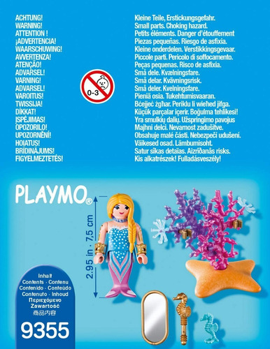 Playmobil 9355 Sirena Con Corales Linea Special Plus Edu Ful