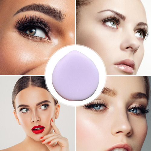 Maquillaje De Polvo De Polvo Focete De Polvo De Cara Esponja