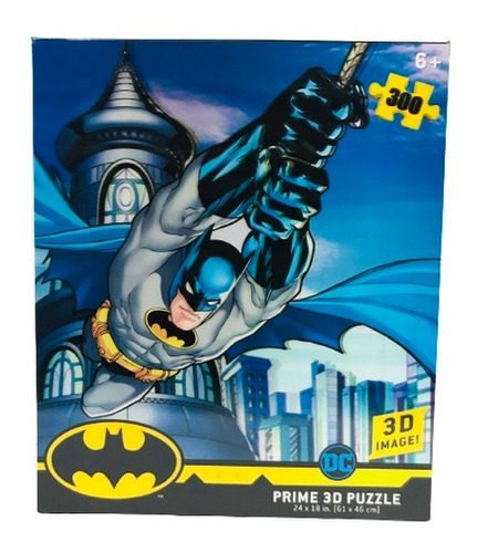 Puzzle Batman Dc X 300 Pzas Prime 3d Rompec Ln3 32529 Ellobo