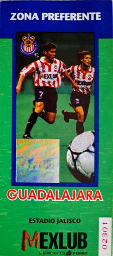 Boleto De Chivas Vs Morelia En Semifinal Estadio Jalisco (Usado)