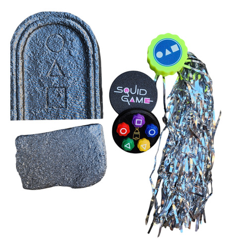 Juego Del Calamar 2 Gonggi + Lanzamiento De Piedra + Jegi