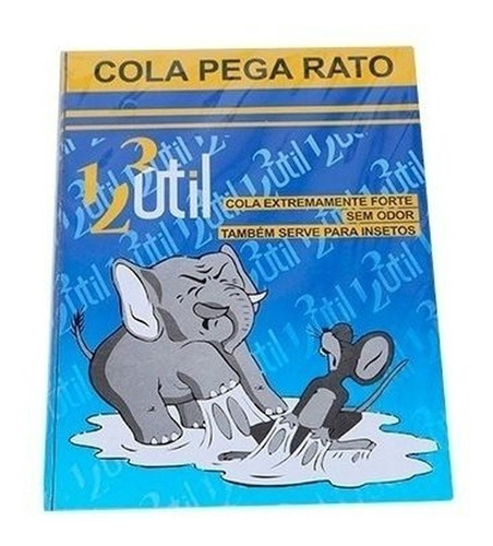 Ratoeira Adesiva Cola Mata Gruda Ratos Armadilha