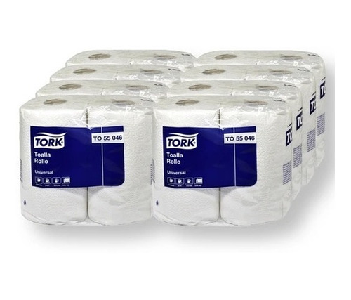 Toalla De Papel Tork Doble Hoja 24 Mts 16 Rollos 55046