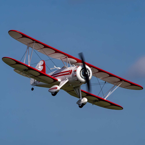 Avião Rc E-flite Umx Waco White Bnf Basic Com As3x E Safe