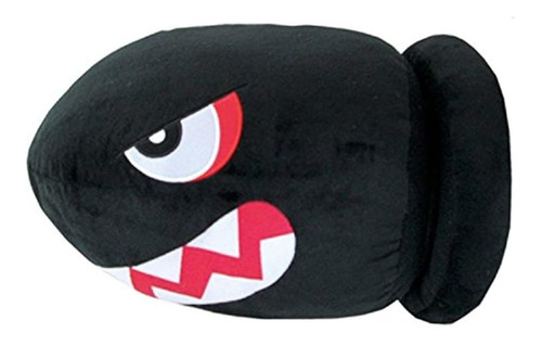 Peluche De Felpa Diseño De Tiburón Negro Marca Pyle