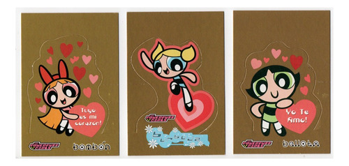 Cartas Chicas Superpoderosas Lote Sin Repetir Chicas Superpoderosas Colección Dorada