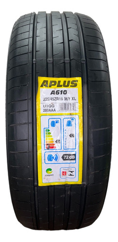 Pneu 225/45r19 96y Tl Aplus A610-38 L Aro 19