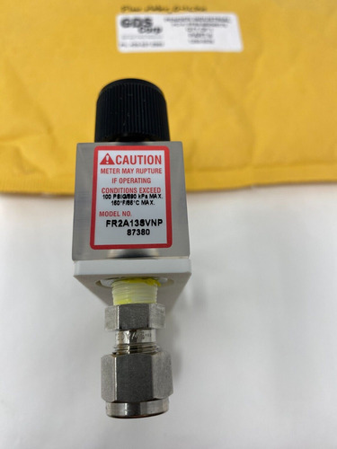 Gds Corp 1200-0036 Flow Meter 0-1 Lpm For Gds-58xp Cch