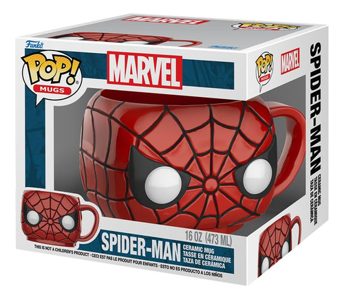 Funko Pop! Marvel: Taza De Cerámica Spider-man