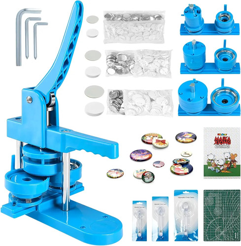 Máquina Para Hacer Botones De Varios Tamaños, 1+1.73+2.25 