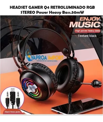 Comprar Audifono Con Microfono Stereo Usb