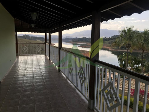 Linda Chácara Pé Na Água Condomínio Fechado À Venda Em Piracaia - 1568