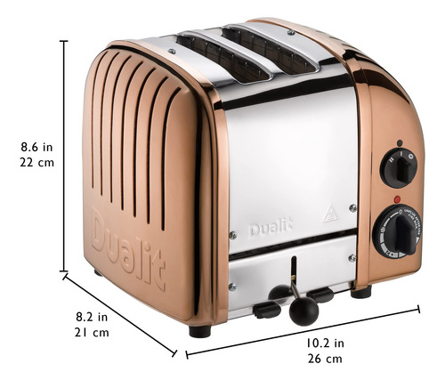 Tostadora Dualit Copper De 2 Rebanadas (27440)