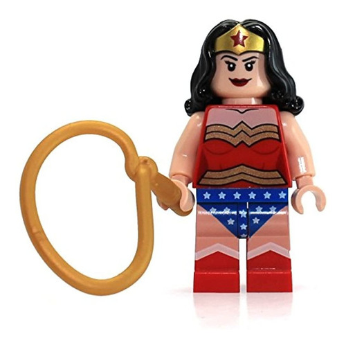 Mini Figura Mujer Maravilla Con Lazo De Oro Lego