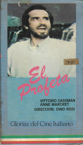 El Profeta Vhs Dino Risi Vittorio G Ann-margret