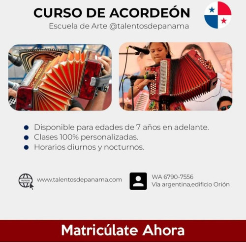 Clases De Acordeón En Panamá 