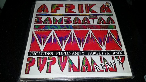 Afrika Bambaataa Pupunanny Remix Vinilo Maxi Italy 1994