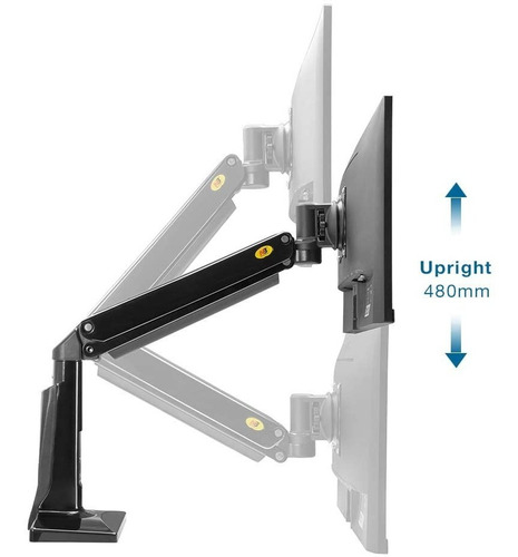 Imagen 3 de 6 de Soporte Para Monitor De Brazo Flexi 22 A 37 Con Usb Nb F37