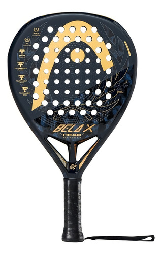 Paleta de pádel Head Graphene 360+ Bela X 2020 color negro/dorado