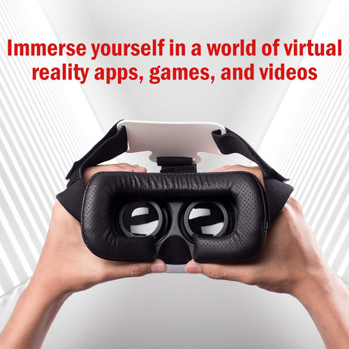 Visor Vr Deco Gear Para Móviles 3.5-6 Ajustable (vr100bk)