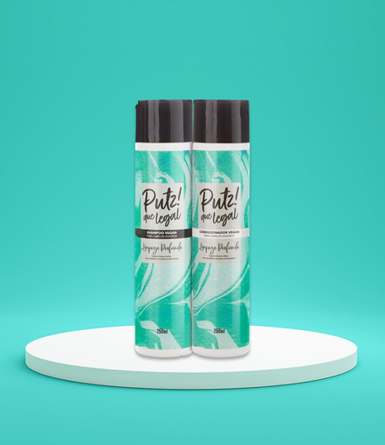 Imagem 1 de 3 de Kit Shampoo E Condicionador Limpeza Profunda - Pql