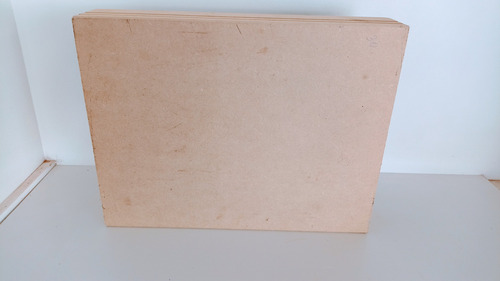 Imagem 5 de 5 de 5 Bandejas Retangular Lisa Com Alça Mdf - 40x30x10