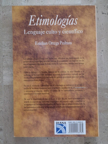 Etimologías, Lenguaje Culto Y Científico (Usado)