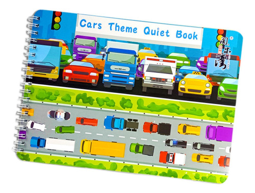 Libro De Pegatinas Reutilizables, Libro De Actividades Auto