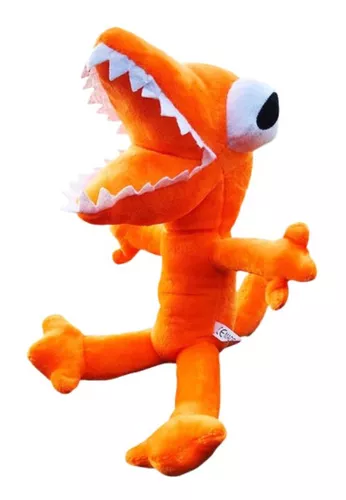 Orange boneco de pelúcia Rainbow friends Roblox