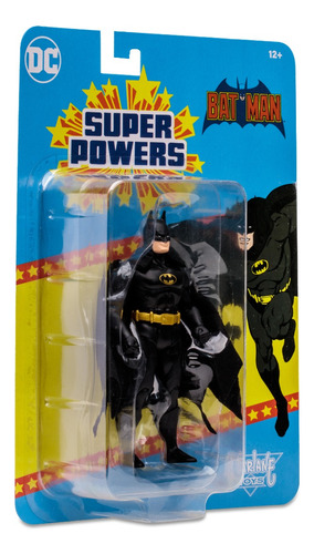 Mcfarlane Figura 5 Super Powers Wv5 - Batman (black Suit) (Usado)