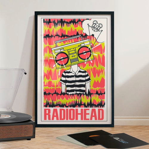Cuadro 60x40 Rock - Radiohead - Poster Fan