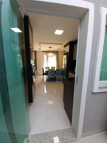 Imagem 9 de 30 de Sobrado *mobiliado E Decorado Com 3 Quartos, (01 Suíte ) Espaço Gourmet, 04 Vagas Cobertas À Venda, 150 M²- Vila Alto De Santo André - Santo André/sp - So0414