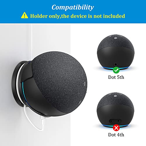 Soporte De Pared Plusacc Para Echo Dot 5th, Alexa Echo Dot 5