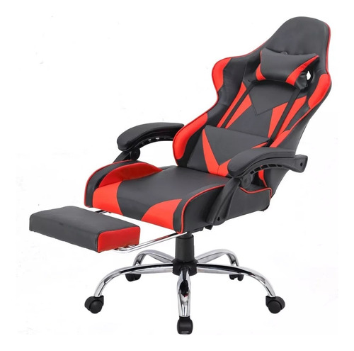 Sillon Silla Gamer Matrix Para Playstation Pc Apoya Pies