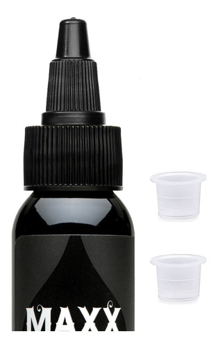 Kit Tinta Para Tatuar Eternal Ink Tattoo Negro Blanco  4 Oz